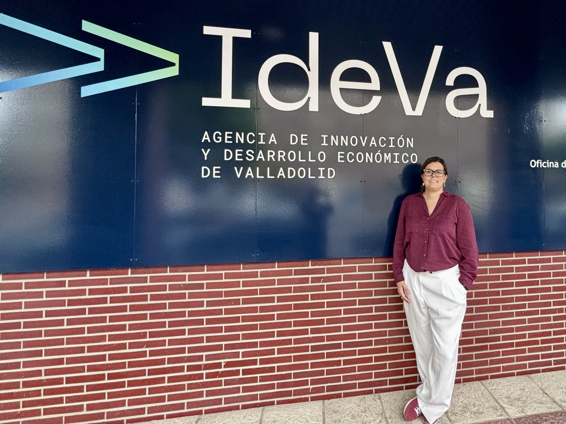 Marta Hernández Luna en las instalaciones de IDEVA
